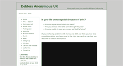 Desktop Screenshot of debtorsanonymous.org.uk
